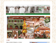 Tablet Screenshot of gastro-catering.sk